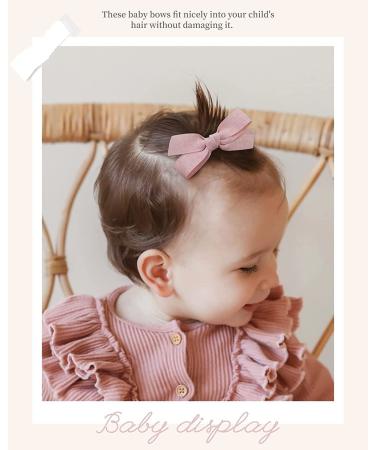 16-Pack Tiny Hair Bow Clips for Toddlers | Mini Baby Barrettes for Fine Hair | Fully Lined Accessories - Buy Online on SooperMarket.com