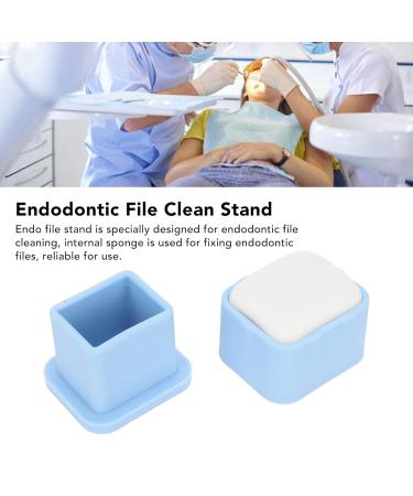 Endodontic File Cleaning Stand - Autoclavable Dental Endo File Holder (Blue) for Hospitals | Professional Cleaning Sponge - Buy Online on SooperMarket.com