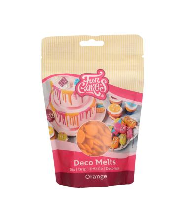FunCakes Deco Melts Orange AZO Free 250 g