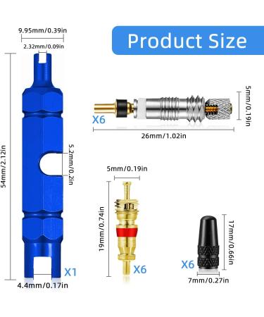 Optimized Valve Key for Bicycles | Presta & Schrader Valve Inserts Caps & Tools - International Shipping - Buy Online on SooperMarket.com
