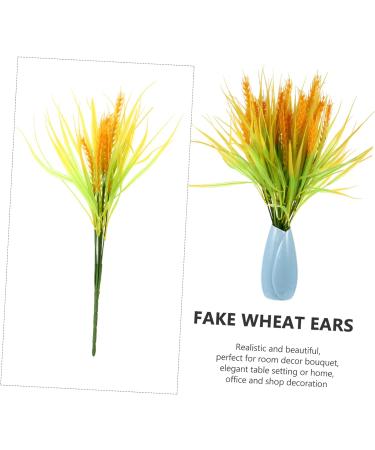 Zerodeko 4pcs Simulated Ears of Wheat Dried Wheat Stems Wheat Floral Arrangement Wheat Bouquets Fall Decorations Dry Flowers for Decoration Dried Wheat Sheaves Home Artificial Plastic Plant - Buy Online on SooperMarket.com