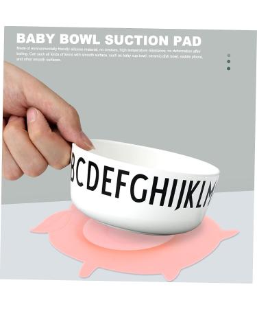 Hohopeti Suction Cup Mat - Kids Placemat for Toddlers and Babies - Pink 11.5X10.5cm - Buy Online on SooperMarket.com