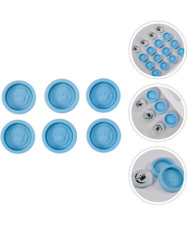 MAGICLULU 12 Pcs Mold Checkers Resin Silicone Baking Silicone Chess Moulds Doll Bath Tub Small Stainless Steel Bowls De para Gelatinas Baking Tool Baking Fondant Silica Gel Manual 3.5X3.5X0.8CMx2pcs Bluex2pcs - Buy Online on SooperMarket.com
