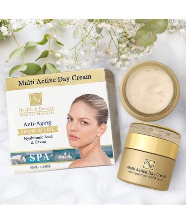 Buy H&B Multi-Active Day Cream - Anti-Aging Face Moisturizer with Hyaluronic Acid & Caviar for Women - International Shipping - Buy Online on SooperMarket.com