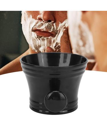 Pilipane Black Shaving Bowl with Handle | Durable Gunfire Design | Ideal for Razor Cream Soap | Travel-Friendly Wide Mouth | Perfect for Barbershop & Home Use - Buy Online on SooperMarket.com