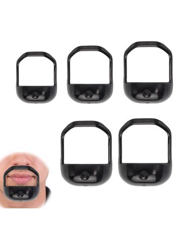 Finelycr 5 piece Bart Schablon Kinnbart BartSchablone Men Goateee Shalle Stlone 5 different sizes for men razor aid accessories for beard contour