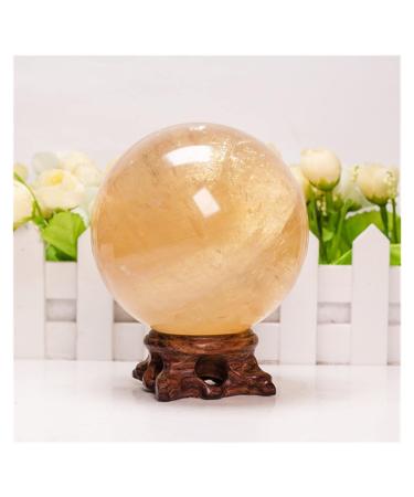 Natural Crystal Rough Natural Sphere 1pc Natural Gemstone Sphere Orange Yellow Calcite Stone Balls for Home Decoration for Decoration Gift Decoration feng Shui. 1pc 80-95mm