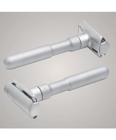 Mercury Futur 700 Razor | Classic Matt Chrom Design | Premium Wet Shaving Tool | Zinc Die Cast & Brass Handle | Made in Germany - Buy Online on SooperMarket.com