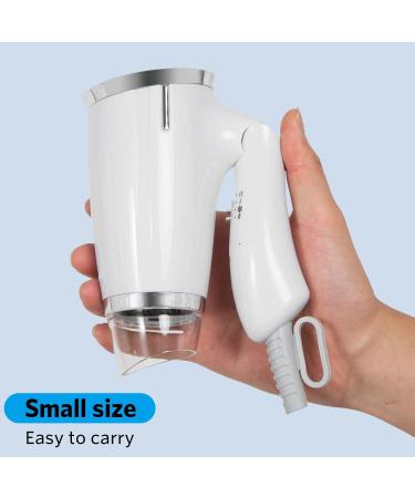 Travel Hair Dryer 1200W - Lightweight Folding Handle 3 Heat Settings Fast Drying Compact & Professional for Women - White - Buy Online on SooperMarket.com