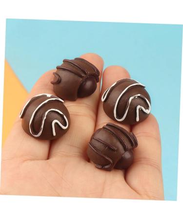 ifundom Toys 16pcs Simulation Chocolate Interesting Chocolate Model Small Chocolate Decor Fake Chocolate Simulated Decorative Chocolate Decor Chocolate Props Bulk Resin Dessert Biscuits 2.00X2.00X1.50CM 1 - Buy Online on SooperMarket.com