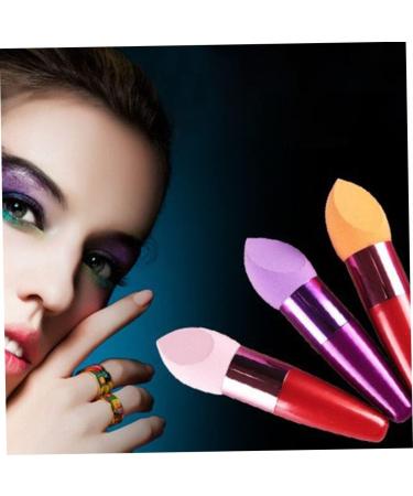 Sponge Blender Beauty Blending Sponge Blending Stick Smooth Shaped Powder Puff Makeup Tool (Random Color) Blending Sponge Blending Sponge Stick Makeup Tool Smooth Powder Puff - Buy Online on SooperMarket.com