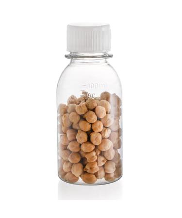 WUWEOT 40 Pack 3.4oz Clear Plastic Travel Bottles - Refillable Containers for Shampoo, Lotions, Creams - Screw Cover Cap - PET Storage Bottle Set - Buy Online on SooperMarket.com