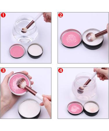 Ducare Makeup Brush Clean Set - Solid Soap Cleanser for Blenders and Brushes | Coconut Oil Formula | Travel-Friendly | Daily Cosmetic Tool Cleaner - Buy Online on SooperMarket.com