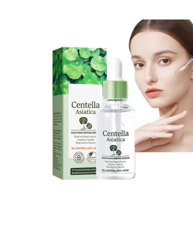 Centella Asiatica Soothing Repair Facial Serum Lightweight Hydrate Boost Smooth Daily Face Moisturizer Nourish Oil Control Anti-Acne Face Skin Care 30ml