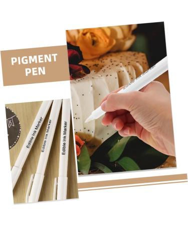 ABOOFAN 8 Pcs Baking Pigment Pen Cakes Biscuits Food Coloring Pens Biscuit Marker Fondant Pen White Plastic 16.70X1.00X1.00CMx2pcs Whitex2pcs - Buy Online on SooperMarket.com
