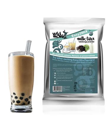 Wild Monk Milk Tea Beverage Powder- Servings Refreshing and Delicious 1kg / 33 for Iced Tea and Hot Tea. Easy to Mix No Artificial Flavors or Colors and 100% Vegan-Gluten-Free Halal Certified