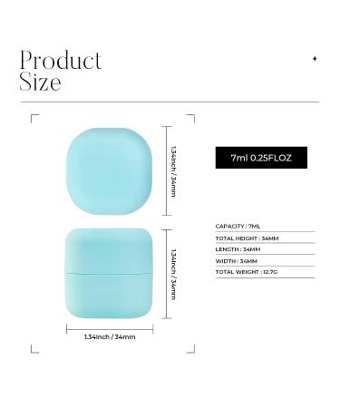 0.25 oz Empty Lip Balm Containers - 12 Pack Square Tubes for Natural Lip Care - DIY & BPA Free (Blue) - Buy Online on SooperMarket.com