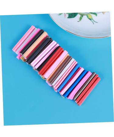 Healeved 50pcs Nail Art Stickers DIY Nail Art Fingertip Nail Rings Sticks Scrapbooks Nailart Manicure Nails Stickers Customizable Spray Talcum Scrapbook Book Decorate 3D Polymer Clay medium As Shown - Buy Online on SooperMarket.com
