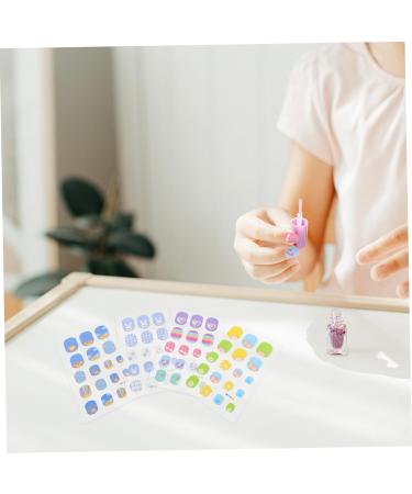 Gogogmee 8 Sheets Children's Nail Stickers Nails False Nail Nails for False Nails Nails Press on Nails for False Nail Tips Fake Nails False Nail for - Buy Online on SooperMarket.com