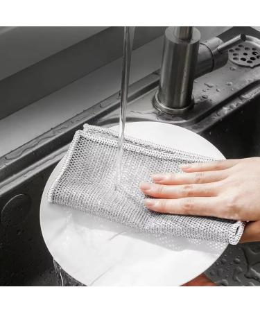 Shiny Wire Anti-Scratch Cleaning Cloths - 5PC Kitchen Wipes for Sensitive Surfaces - Buy Online on SooperMarket.com