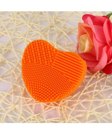 Makeup Brush Cleaner Silicone Portable Cosmetic Board Washing Scrubber Hand Tool (#4) - Buy Online on SooperMarket.com