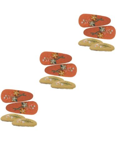 ibasenice 6 Pairs Hairpin Snap Hair Clips Hair Barrettes for Girls Infant Hair Clips Girls Hair Accessories Baby Hair Pin Kids Hair Accessories for Girls Wrapped Child Alloy Button Spring