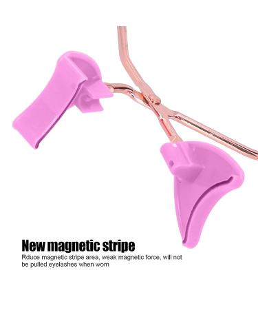 Magnetic False Eyelash Applicator Tool - Professional Stainless Steel Tweezers for Easy Application and Removal (Rose Gold/Purple) - Buy Online on SooperMarket.com