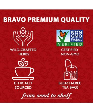 Buy Bravo Teas & Herbs Turmeric Tea - Caffeine Free, 20 Bags | Premium Herbal Blend - Buy Online on SooperMarket.com