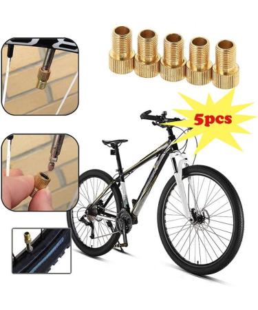 Eva Shop Bicycle 5 Set Valard Adapter - Aluminum Auto Valve Cap for MTB & E-Bikes - German Quality Shipping Worldwide - Buy Online on SooperMarket.com