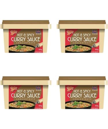 Goldfish Hot & Spicy Curry Sauce Concentrate 405g VEGETARIAN (Pack of 4) - Buy Online on SooperMarket.com