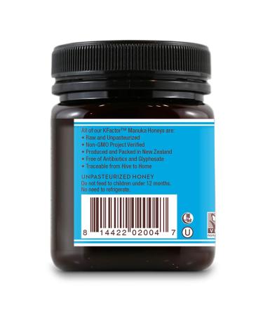 Wedderspoon Raw Manuka Honey KFactor 12 - 8.8 oz - Premium New Zealand Honey - Buy Online on SooperMarket.com