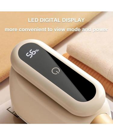 Buy LED Lint Remover - Double Head Electric Fabric Shaver 3 Speeds Efficient Hair Ball Trimmer for Easy Lint Removal - International Shipping Available - Buy Online on SooperMarket.com