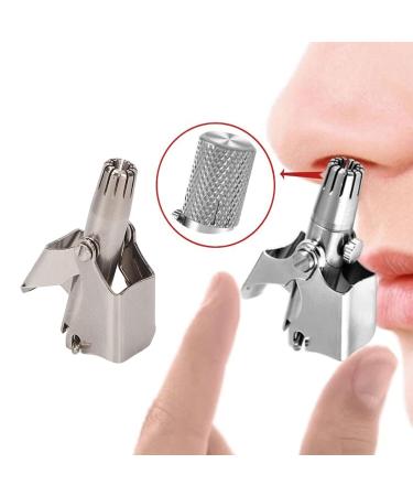 Nose Hair Trimmer for Men - 360 Rotating Stainless Steel Nasal Hair Trimmer | Detachable Design - Buy Online on SooperMarket.com