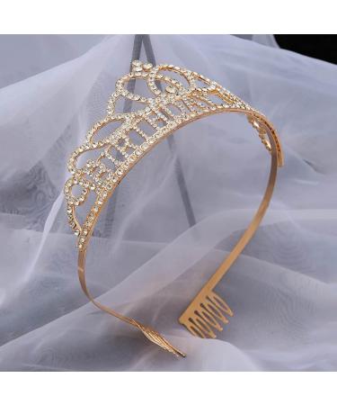 Birthday Girl Crown Happy Birthday Tiara Princess Rhinestone Headband Crystal Headpiece Birthday Party Hair Accessories for Women Girls Silver - Buy Online on SooperMarket.com