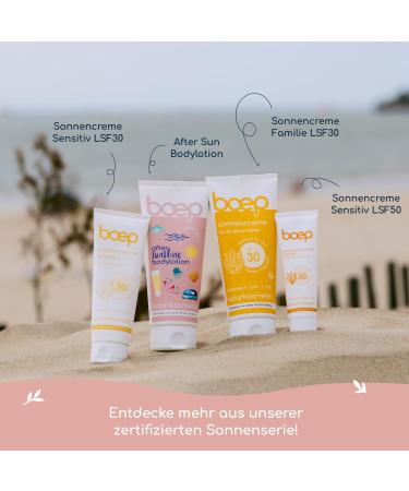 Boep After Sun Lotion - Vegan Natural Cosmetics | Moisturizing Organic Olive Oil & Shore (200 ml) - Buy Online on SooperMarket.com