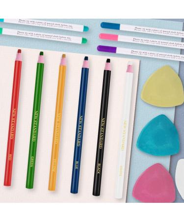 Rustark 32 Pcs Tailoring Marker Set - Fabric Marker Chalk, Disappearing Ink Pen, Sewing Marking Pencil for Quilting, Sewing, Dressmaking - Buy Online on SooperMarket.com