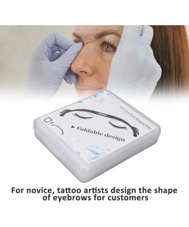 Eyebrow Line Marker Ruler Set Foldable Brow Mapping String Microblading Kit Eyebrow Stencils Eyebrow Mapping Kit for Novice and Professional.(gold) - Buy Online on SooperMarket.com