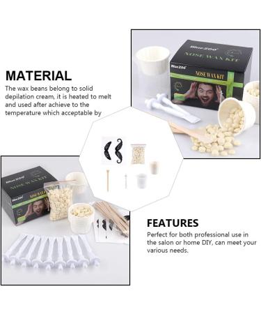 Nose Wax Kit for Hair Removal Effective Waxing for Nose Eyebrow Lips & Mustache | International Shipping Available - Buy Online on SooperMarket.com