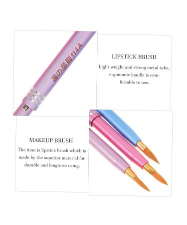 NOLITOY Retractable Lip Brush Set - 6 Pcs Portable Lip Makeup Applicators for Lip Gloss & Lipsticks - Buy Online on SooperMarket.com