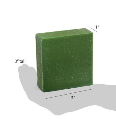 Hemlock Park Genovese Basil Shea Butter Bar Soap | Handcrafted in USA | Moisturizing Formula with Coconut Oil & Olive Oil | 1 Bar - Buy Online on SooperMarket.com