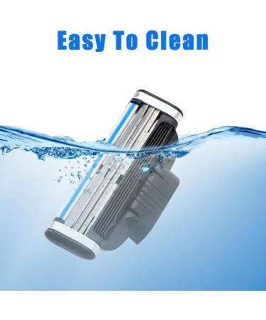 8Pcs Razor Blades Refills with 1 Handle Razors for Mach 3 Blades Replacement Blade with Double Lubrication Strip Compatible with Mach 3 Handles Shaving Manual Shaver Blade Men Father Boyfriend - Buy Online on SooperMarket.com