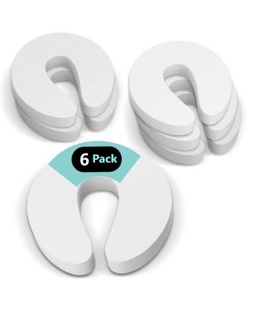 Door Pinch Guard and Door Slam Stopper 6pk. Use Safety Door Guard Made of Soft Foam to Keep Door Open. Serves As a Door Protector for Kids by Arcleer