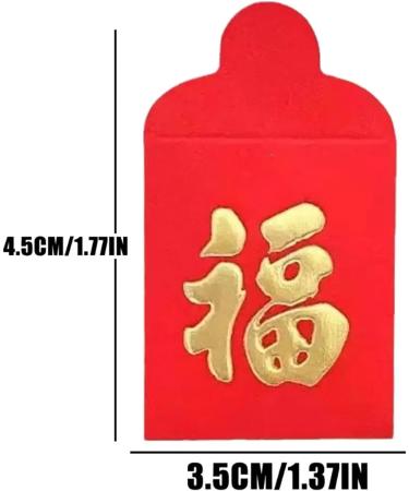 red Packets 25pcs Red Envelope Chinese New Year Hong Bao Lucky Red Packet Spring Festival Hong Bao Lucky New Year Red Envelopes Gifts red envelopes Chinese - Buy Online on SooperMarket.com