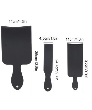 3PC Hair Highlighting Board Set - Balayage & Color Paddle for Salon Use | Large Medium Small Sizes - Perfect for Bleached Hair Applications - Buy Online on SooperMarket.com