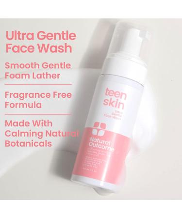 Teen Skin Face Wash Duo - Gentle Daily Foaming Face Wash for Boys & Girls | Non-toxic Ingredients | Prevent Acne | 2 x 5 oz Bottles - Buy Online on SooperMarket.com
