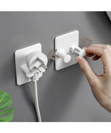 Buy Teksome Self-Adhesive Razor Hooks | Multi-Purpose Reusable Adhesive Hooks for Keys Bathroom & Towels - Large Load Capacity White - Buy Online on SooperMarket.com