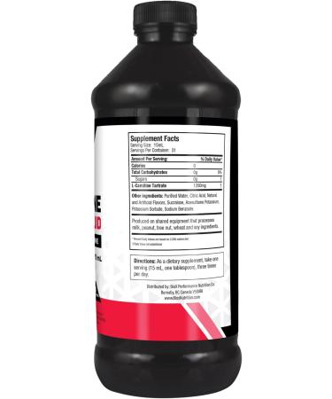 BioX L-Carnitine Liquid 1200mg | 100% Pure L-Carnitine Tartrate | Stimulant Free Weight Loss Support Exercise Performance Muscle Recovery | Sugar Free Calorie Free | 473 mL Blue Raspberry (Pack of 1) 473 ml (Pack of 1) - Buy Online on SooperMarket.com