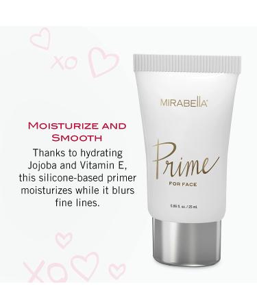 Mirabella Beauty Prime Face Makeup Primer - Weightless Preps, Primes, Perfects & Protects - Silky Smooth Base for Foundation - All Skin Types - 25 ml - Buy Online on SooperMarket.com