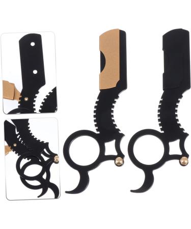 Angoily Stainless Steel Razor Holder for Men - Classic Wearable Shaver Ring for Beard Grooming - Buy Online on SooperMarket.com