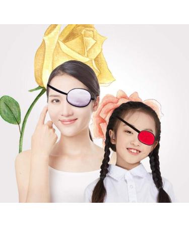 Shop Adjustable Strabismus Silk Eye Patch for Adults & Kids Breathable Lazy Eye Mask in Silver Gray - Buy Online on SooperMarket.com